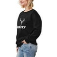 thumbnail image 2 of Hoyt Archery Sweatshirts for Women Crewneck Long Sleeve Shirts Tops Fleece Pullover Fall Fashion Clothes X-Large, 2 of 5