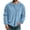 Light Blue, variant on Kezqiaxn Sweatshirts for Men Fall Long Sleeve Pullover Athletic Tops Pockets Crewneck Sweatshirt Plus Size Fashion