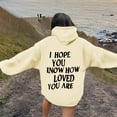 thumbnail image 5 of Womens Casual Long Sleeve Graphic Tee Shirts Hooded Sweatshirts Pullover Tops For Women, 5 of 7