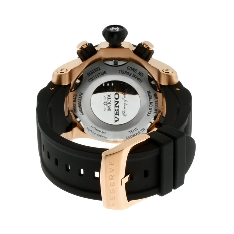 Invicta Men's 5733 Venom Reserve Chronograph Black Polyurethane