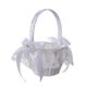 thumbnail image 1 of Bewildely Cesta de boda con lazo de encaje, cesta de flores para niña, para ceremonia, almacenamiento de boda, contenedor de flores, fiesta, Type2 NO2, 1 of 6