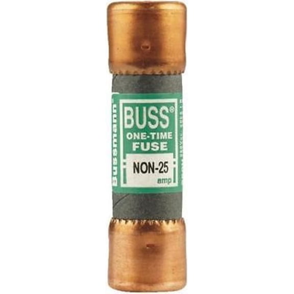 BUSSMANN NON-25-25 Amp One-Time Cartridge Fuse Non-Current Limiting Class K5 250V Ul Listed Pack of 1