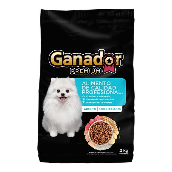 Alimento para Perro Ganador Premium Adulto Razas Pequeñas 2 kg