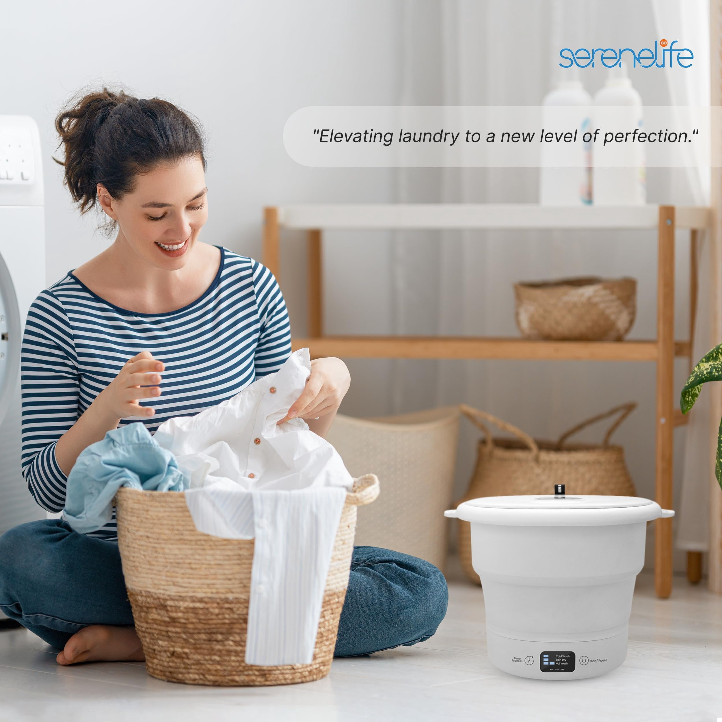 SereneLife Portable Mini Washing Machine
