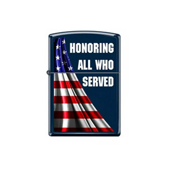 Zippo 239-085668 All Who Served Print Genuine Windproof Lighter