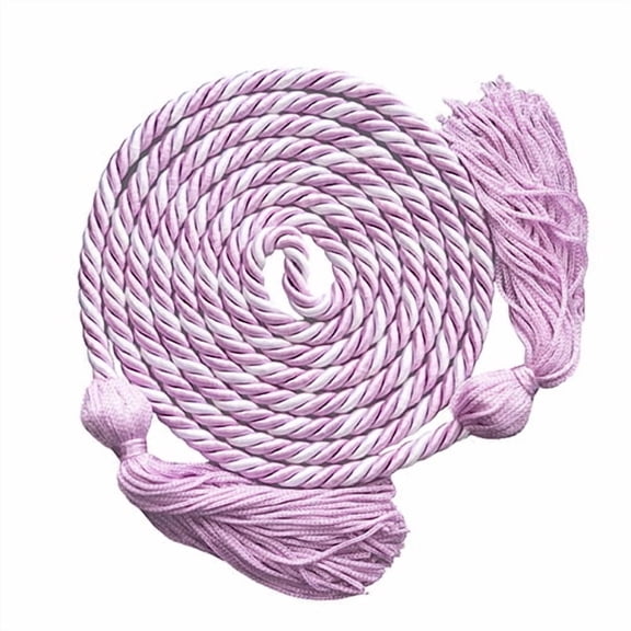 Honors Graduation Academic Honor Cord (Lilac/White) with Lilac Tassel