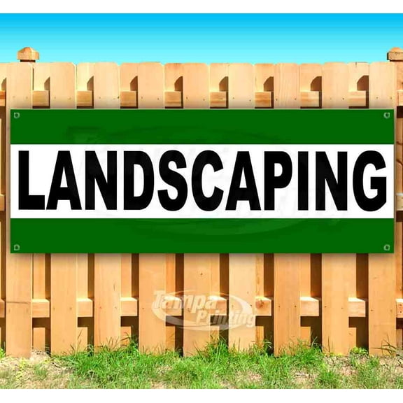 Landscaping 13 oz Vinyl Banner With Metal Grommets