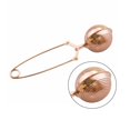 thumbnail image 4 of Mesh Snap Ball Loose Leaf Tea Infuser Stainless Steel Secure Locking Tea Strainer Cooking Seasoning Spices Filter, 4 of 7