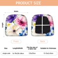 thumbnail image 3 of Pioneer Flower Seat Covers for Dining Room Chairs Set Of 4,Stretch Printed Washable Chair Seat Cover with Elastic Ties and Button,Removable Waterproof Couch Cushion Covers, 3 of 6