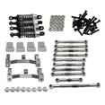 thumbnail image 1 of Asiento de varilla de tracción de coche RC De Metal De Repuesto RC Soporte De Choque Para Camiones De Automóvil WPL FY Plata, 1 of 9