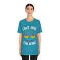 thumbnail image 3 of Love Who You Want Gay Pride LGBTQ+ Elephant Rainbow Hearts S-3XL, 3 of 8
