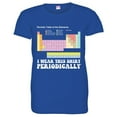 thumbnail image 1 of PleaseMeTees™ Womens I Wear This Thirt Periodically Science Chart HQ Tee, 1 of 1