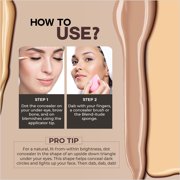 Colorbar Full Cover Concealer, Makeup Concealer, 001 Velvet, 0.2 oz