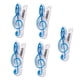 thumbnail image 3 of 5 clips de papel con diseño de partituras y grapas de metal Azul, 3 of 8