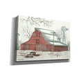 thumbnail image 2 of Epic Graffiti 'Winter Barn with Pickup Truck' by Cindy Jacobs, Canvas Wall Art, 26"x18", 2 of 8