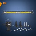 thumbnail image 2 of Barra de luces LED Nilight Slim de 53 cm, 156 W, 12 V-30 V, resistente al agua, 2 of 9