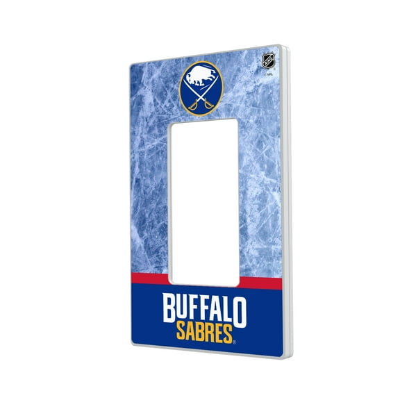 Buffalo Sabres Wordmark Single Rocker Lightswitch Plate