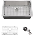 thumbnail image 3 of Stainless Steel Kitchen Sink Undermount   Inch Single Bowl Kitchen Sink Gauge Stainless Steel Single Basin Sink, 3 of 5