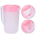 thumbnail image 2 of 4L/135oz Large Capacity Reusable Plastic Cold Kettle Water Bottle Water Jug Pot Juice Jug Tea Kettle Pink, 2 of 8