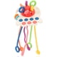 thumbnail image 1 of FELTECHELECTR Juguete de pulpo con cuerda para tirar, juguete sensorial para bebés, juguete educativo temprano, juguete para bebés, juguete para chupete infantil, 1 of 6