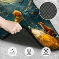 thumbnail image 3 of Fotbe Whimsical Starry Night Scene Juego de 4 Tapetes para Auto con Estampado – Alfombrillas de Goma Reforzada, Diseño Antideslizante, Protección para Todo el Año – Vehículos, Autos, Camionetas y SUVs, 3 of 7