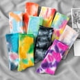 thumbnail image 1 of Calcetines de algodón teñido anudado hasta la mitad de la pantorrilla, calcetines de marea de calle, calcetines de mujer, moda degradada, deportes, marea personalizada, 1 of 5