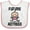 White and Pink, variant on Inktastic Future Actress Girls Acting Theater Girls Baby Bib