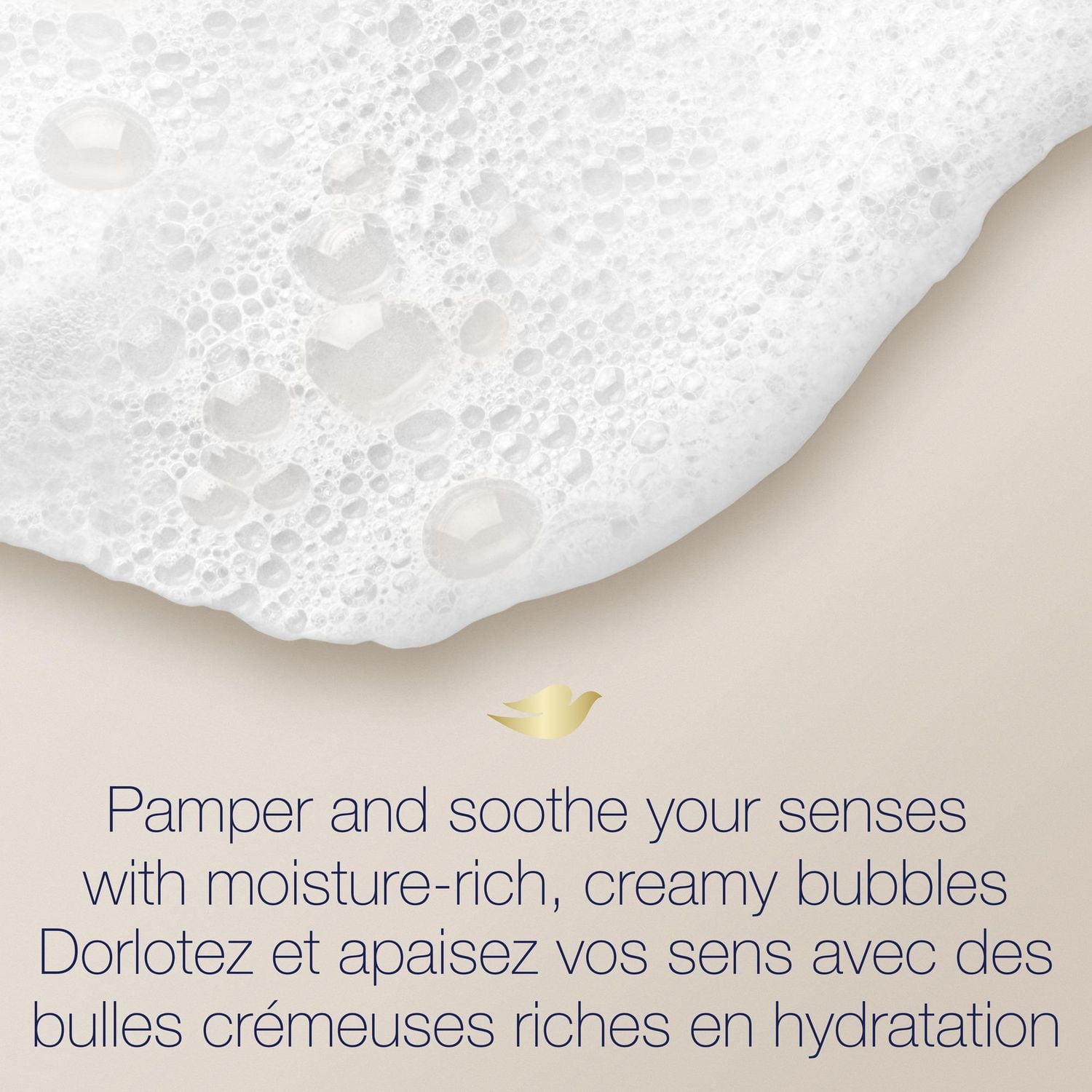 Bain Moussant Dove Noix de coco et Cacao