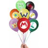 Kolag Super Mario Brothers Emblem 24 Count Party Balloon Pack - Large 12' Latex Balloons