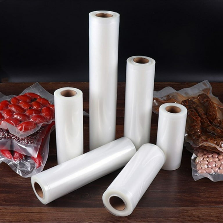  Food Vacuum Sealer Bags Rolls with Commercial Grade,Kitchen 5 Rolls  Food Saver Bags,(12+15+17+20+22) x500cm Sous Vide Bags Rolls with BPA Free  for All Vacuum Sealer,Great for Food Vac Storage : Home