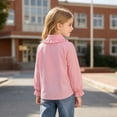 thumbnail image 4 of Posijego Girls Dress Shirts Ruffled Button down Long Sleeve Shirts School Uniform Tops Collared Formal Shirts 2-13 Years, 4 of 9