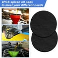 thumbnail image 6 of 4 Pcs Round Oil Change Mat,Oil Drain Splash Pad,Black Heat-Resistant No Splatter Pad,Round No Splatter Pad Oil for Car Oil Change, 6 of 6