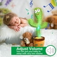 thumbnail image 4 of Pbooo Bailando Hablando Cactus Imitando Juguete, Hablando Repetir Cantando Sunny Cactus Juguete 120 Piezas Canciones para Bebé 15S Grabe Su Sonido Cante+Baile+Grabación+LED, 4 of 5