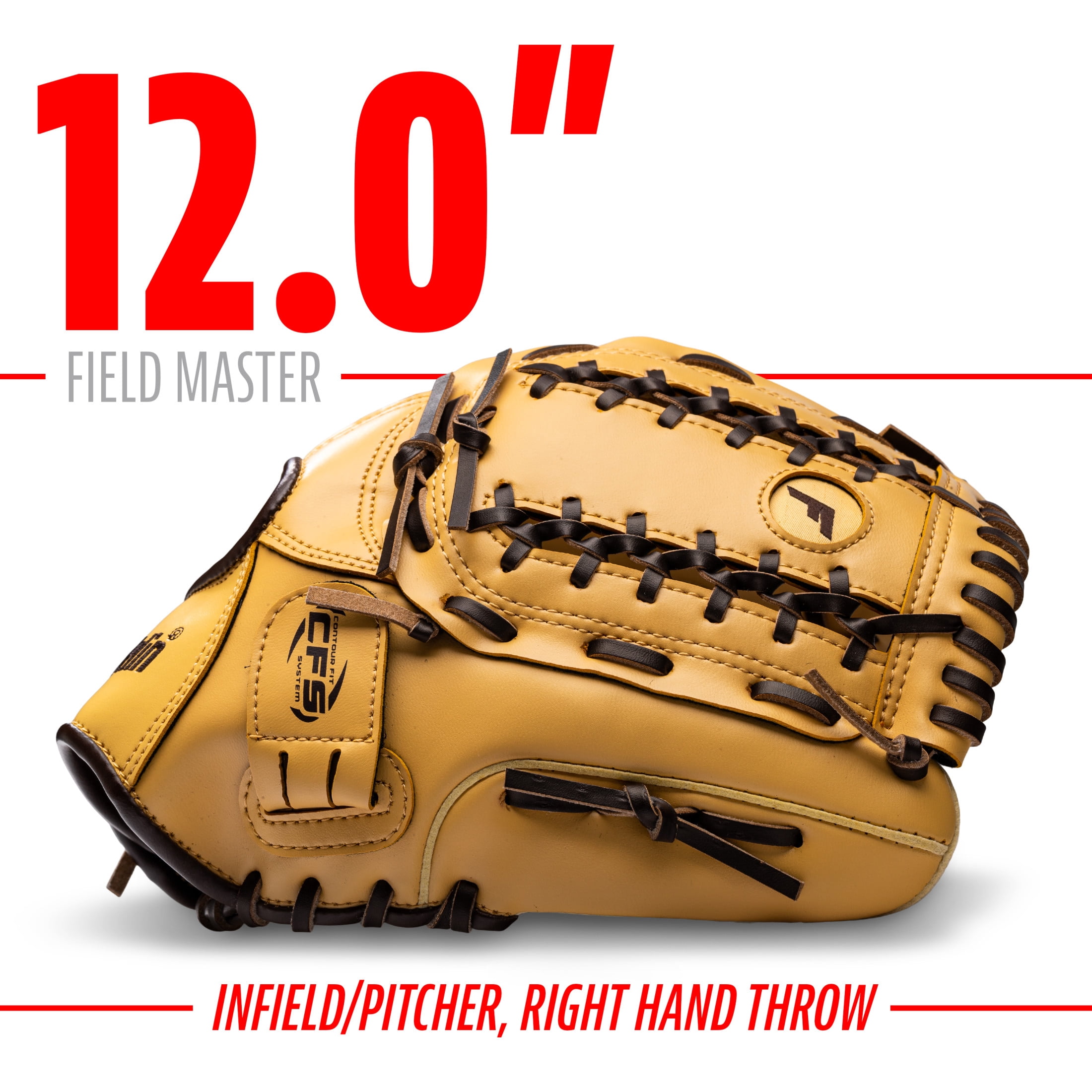 Franklin Sports Field Master Adult 12 in Baseball All-Purpose Glove (Right Hand Throw) Each