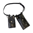 thumbnail image 4 of Moda de cintura para damas Fashion Pack Crossbody Pack de cintura a prueba de agua portátil para viajar en gimnasio negro, 4 of 8