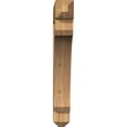 thumbnail image 2 of Ekena Millwork 6"W x 38"D x 44"H Legacy Craftsman Rough Sawn Bracket, Western Red Cedar, 2 of 4