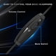 thumbnail image 3 of Cable de micrófono compatible con auriculares Bose QuietComfort 35 (QC35) y Quiet Comfort 35 II (QC3 Tomshoo Micrófono, 3 of 7