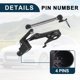 thumbnail image 5 of Sensor de Nivel de Altura de Suspensión de Aire Unique Bargains para Audi A6 2012-2018 No.4H0941285G/4H0941286G Trasero 1 Juego, 5 of 7