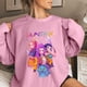 thumbnail image 2 of Moonsky Sudadera pop Demon Hun/er, sudadera Huntrix con cuello redondo, jersey de manga larga para mujer y hombre, ropa de calle, moda urbana (Rosa M), 2 of 4