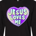 thumbnail image 4 of Inktastic Jesus Loves Me Long Sleeve T-Shirt, 4 of 5