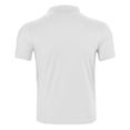thumbnail image 5 of KLHDSF Men's Polo Shirts 3 Buttons Casual Work T-Shirts Quick Dry Short Sleeve Golf Shirt Pique Jersey Outdoor Performance Top White XL, 5 of 8
