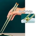 thumbnail image 3 of pares de palillos reutilizables, palillos para familia/hotel/restaurante de 24 cm, juego de regalo de palillos, palillos para el cabello, 3 of 5