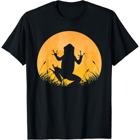 men and women can wear,Bullfrog Easy Halloween Outfit Toad Animal Moon Costume Gift T-Shirt