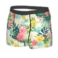 thumbnail image 2 of Fotbe Tropical Flowers Men’s Total Support Pouch Boxer Briefs, X-Temp Cooling, Moisture-Wicking Underwear, Regular, Long-leg and Trunk-Large, 2 of 9