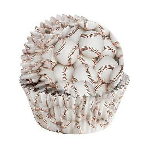 Baseball Cupcake Liners 36 Count 4152136