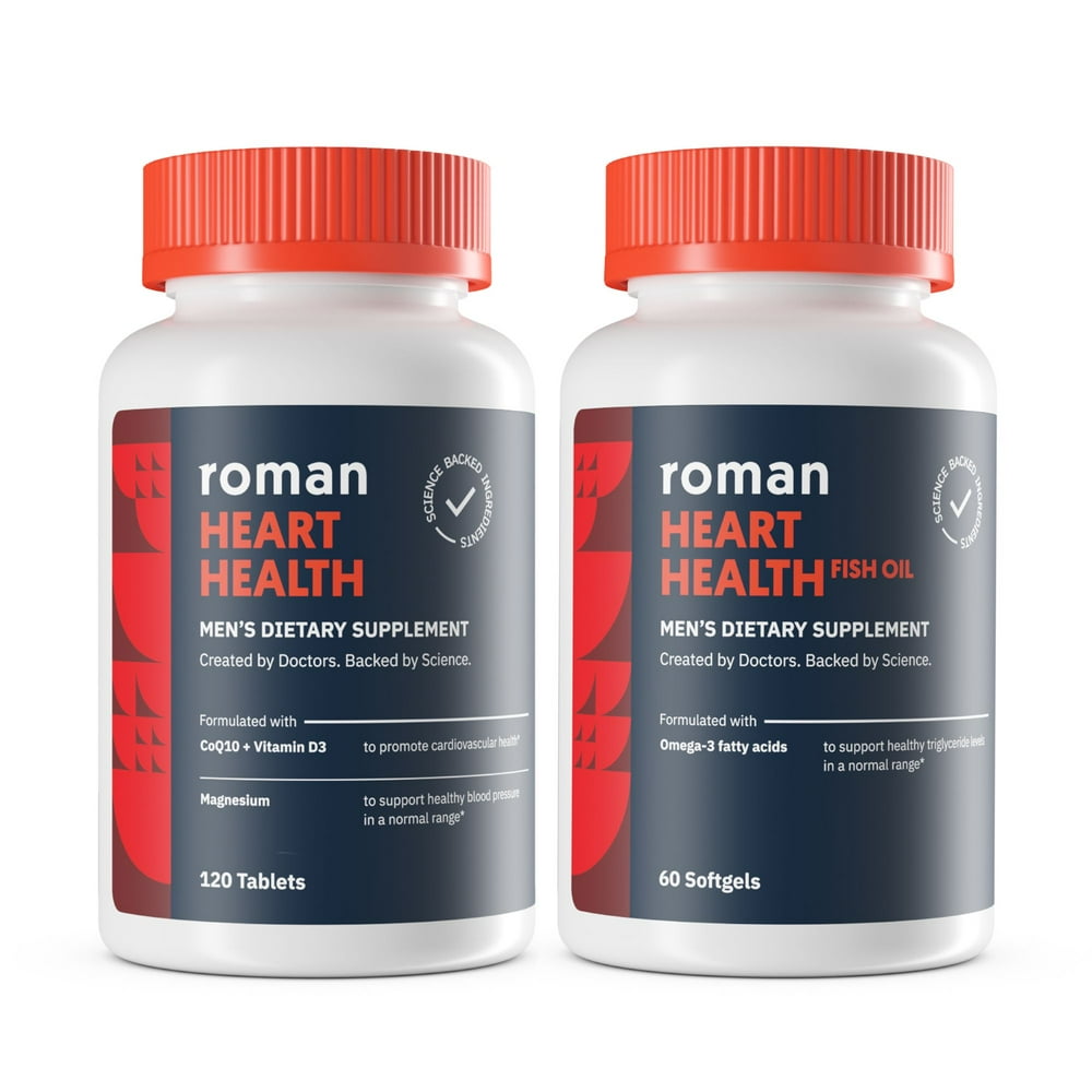 Roman Dailies Heart Health Supplement, 120 Heart Health Tablets, 60