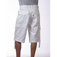 thumbnail image 3 of Pro Club Men's Cotton Twill Cargo Shorts with Belt, 3 of 5