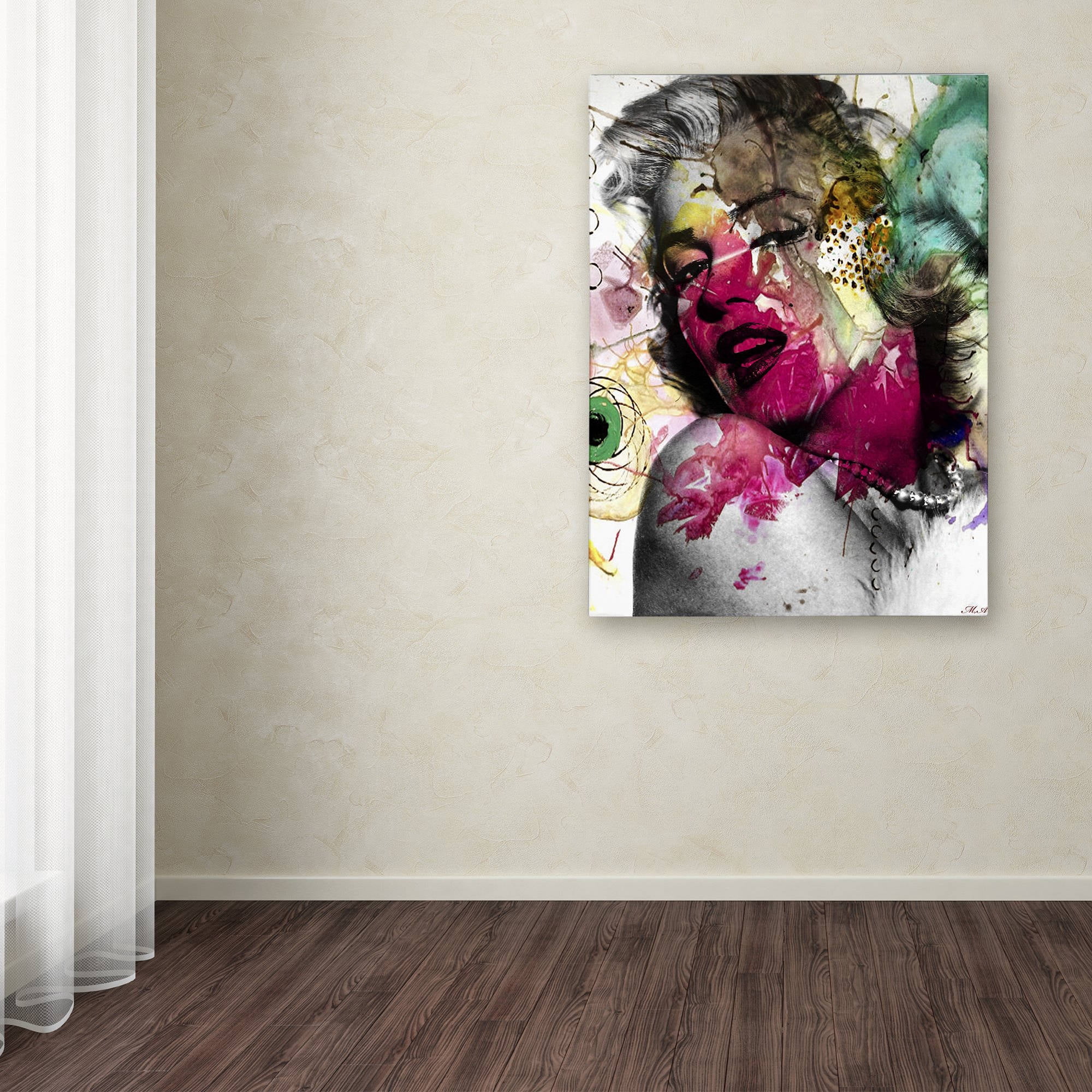 Mark Ashkenazi 'Marilyn Monroe II' Canvas Art