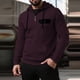 thumbnail image 1 of Sudadera con capucha para hombre, de colores sólidos, informal, con capucha, de manga larga, con bolsillo falso, para ejercicio, blusa de poliéster para hombre, 1 of 6