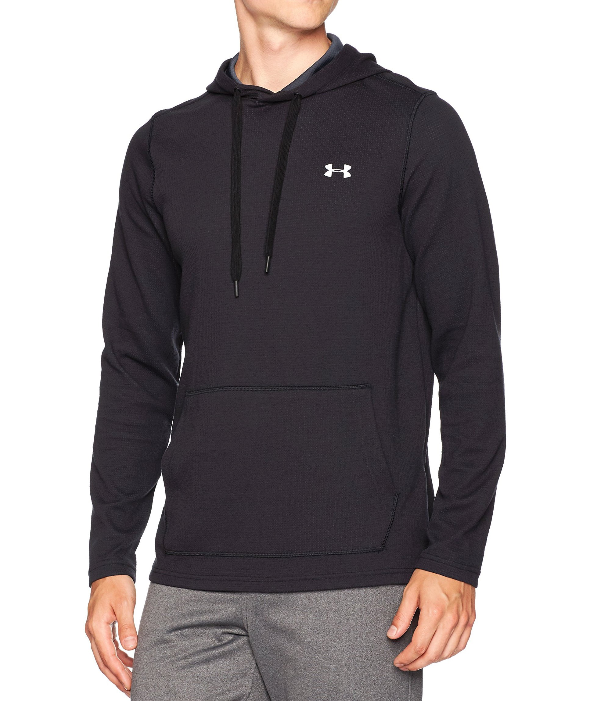 Under Armour - Mens Hoodie Small Waffle Knit Fitted Pullover S ...